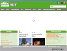 Tablet Screenshot of dav-hersbruck.de